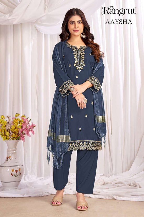 Rangrut Aaysha Crepe Embroidery Ready to Wear Salwar Suit Set