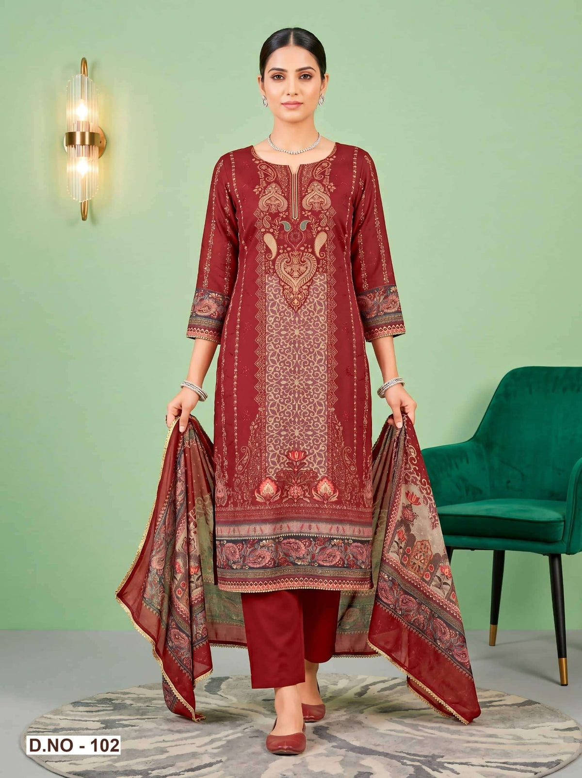 Relssa Aarzoo Masakali Embroidery Dress Material - Amrah Wholesale