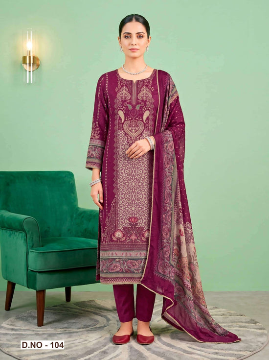 Relssa Aarzoo Masakali Embroidery Dress Material - Amrah Wholesale