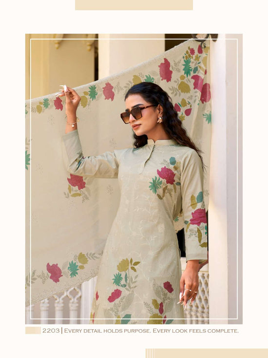 Relssa Archana Vol 22 Superior Cotton Embroidered Dress Material - Amrah Wholesale