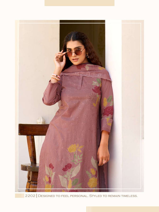 Relssa Archana Vol 22 Superior Cotton Embroidered Dress Material - Amrah Wholesale