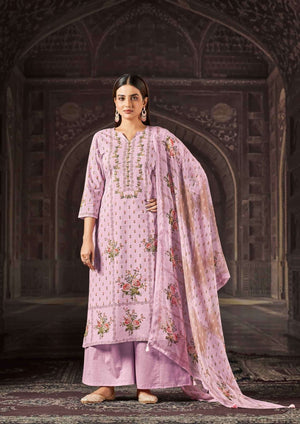Relssa Fabrics Aliza Cotton Lawn Handwork Dress Material - Amrah Wholesale