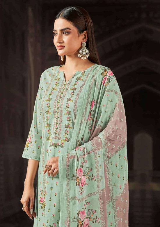 Relssa Fabrics Aliza Cotton Lawn Handwork Dress Material - Amrah Wholesale