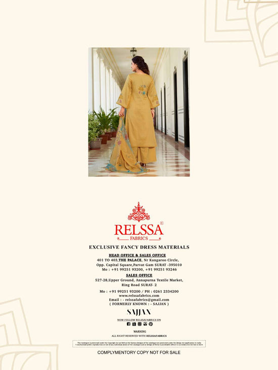 Relssa Fabrics Archana Vol 23 Premium Cotton Dress Material - Amrah Wholesale