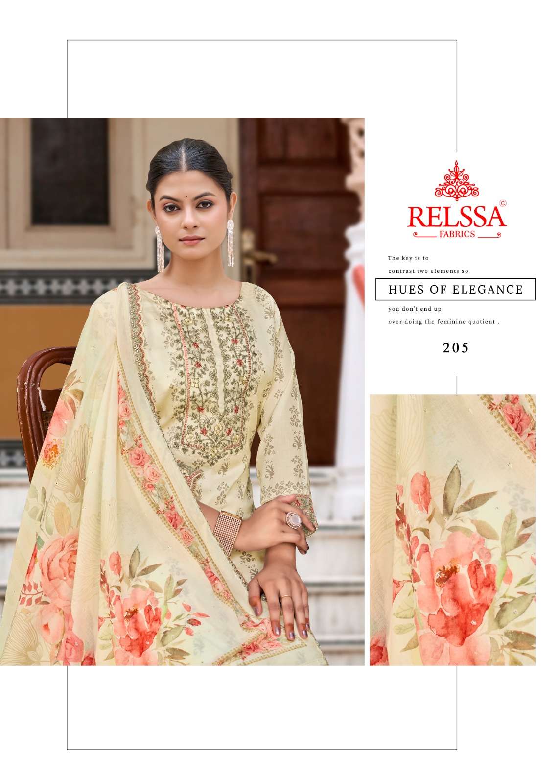 Relssa Fabrics Dhrshna Vol 2 Fancy Fabric Dress Material - Amrah Wholesale