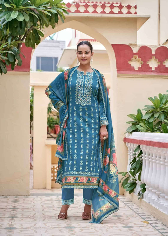 Relssa Fabrics Dhrshna Vol 2 Fancy Fabric Dress Material - Amrah Wholesale