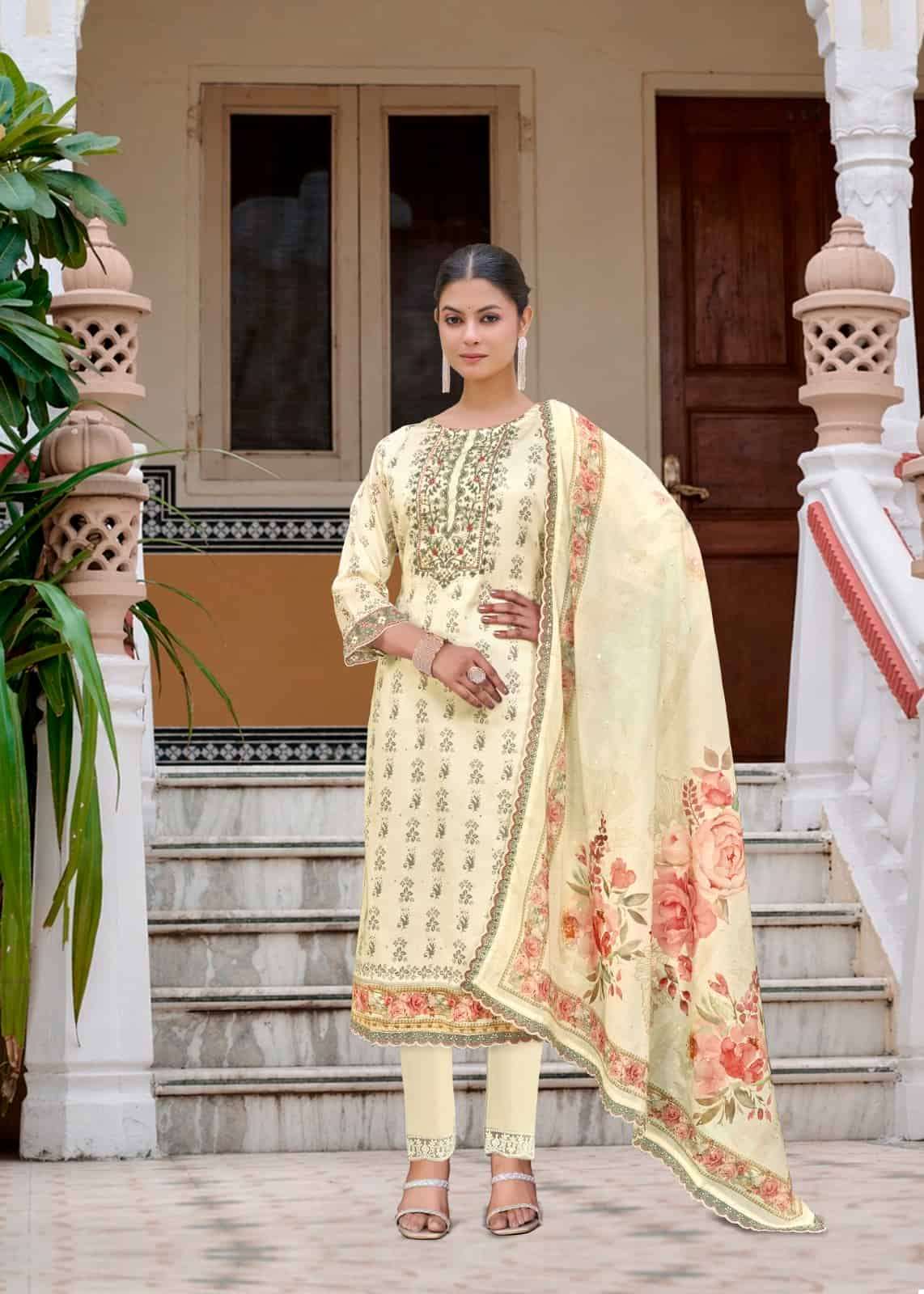 Relssa Fabrics Dhrshna Vol 2 Fancy Fabric Dress Material - Amrah Wholesale