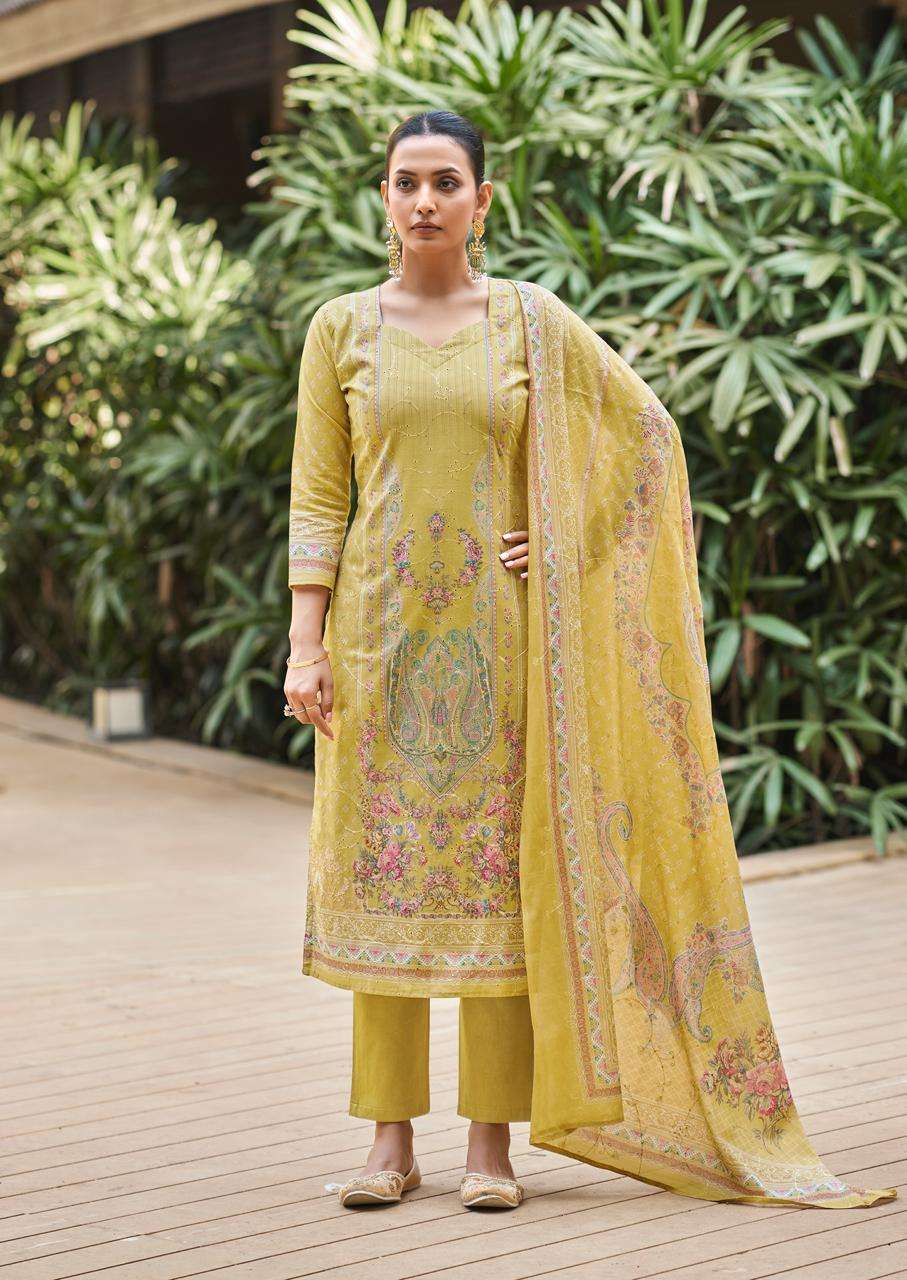 Relssa Fabrics Falak Vol 10 Superior Cotton Embroidered Dress Material