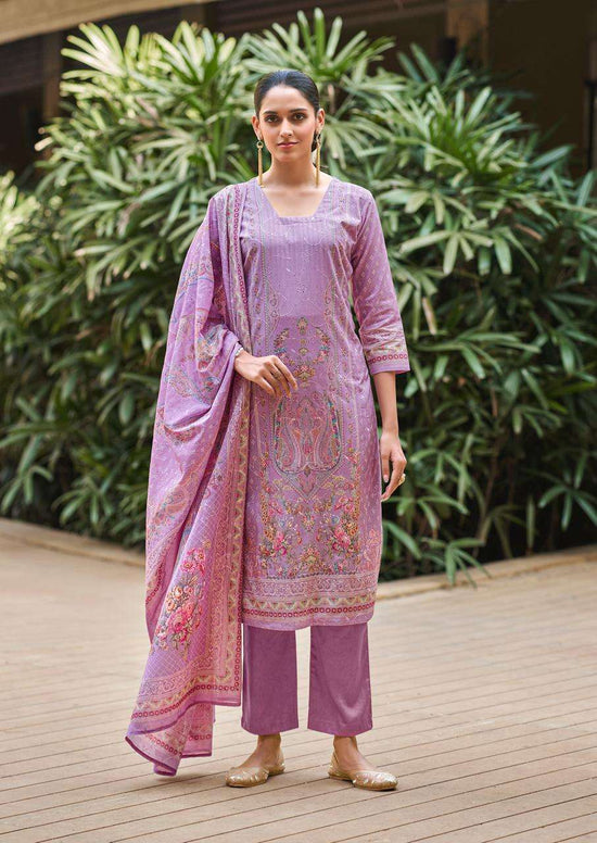 Relssa Fabrics Falak Vol 10 Superior Cotton Embroidered Dress Material - Amrah Wholesale