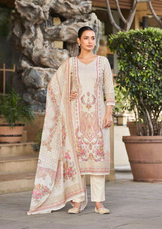 Relssa Fabrics Falak Vol 10 Superior Cotton Embroidered Dress Material - Amrah Wholesale
