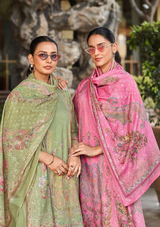 Relssa Fabrics Falak Vol 10 Superior Cotton Embroidered Dress Material - Amrah Wholesale