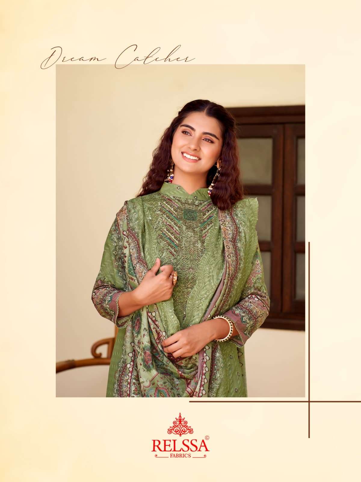 Relssa Fabrics Falak Vol 17 Superior Cotton Embroidered Dress Material - Amrah Wholesale