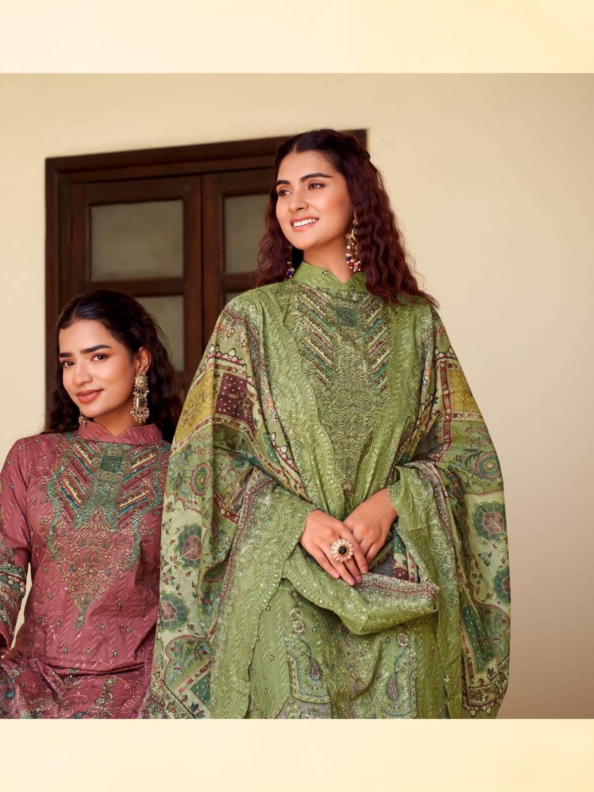 Relssa Fabrics Falak Vol 17 Superior Cotton Embroidered Dress Material - Amrah Wholesale