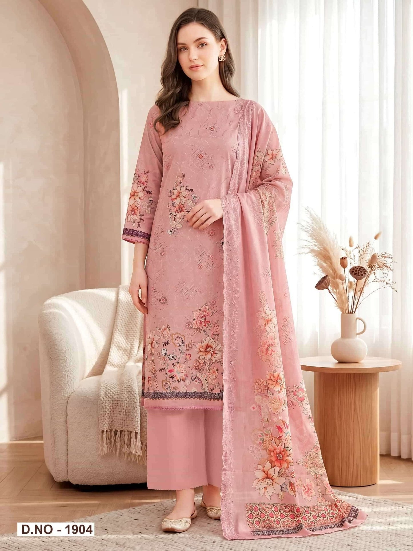 Relssa Fabrics Falak Vol 19 Superior Cotton Embroidered Salwar Suit Set - Amrah Wholesale