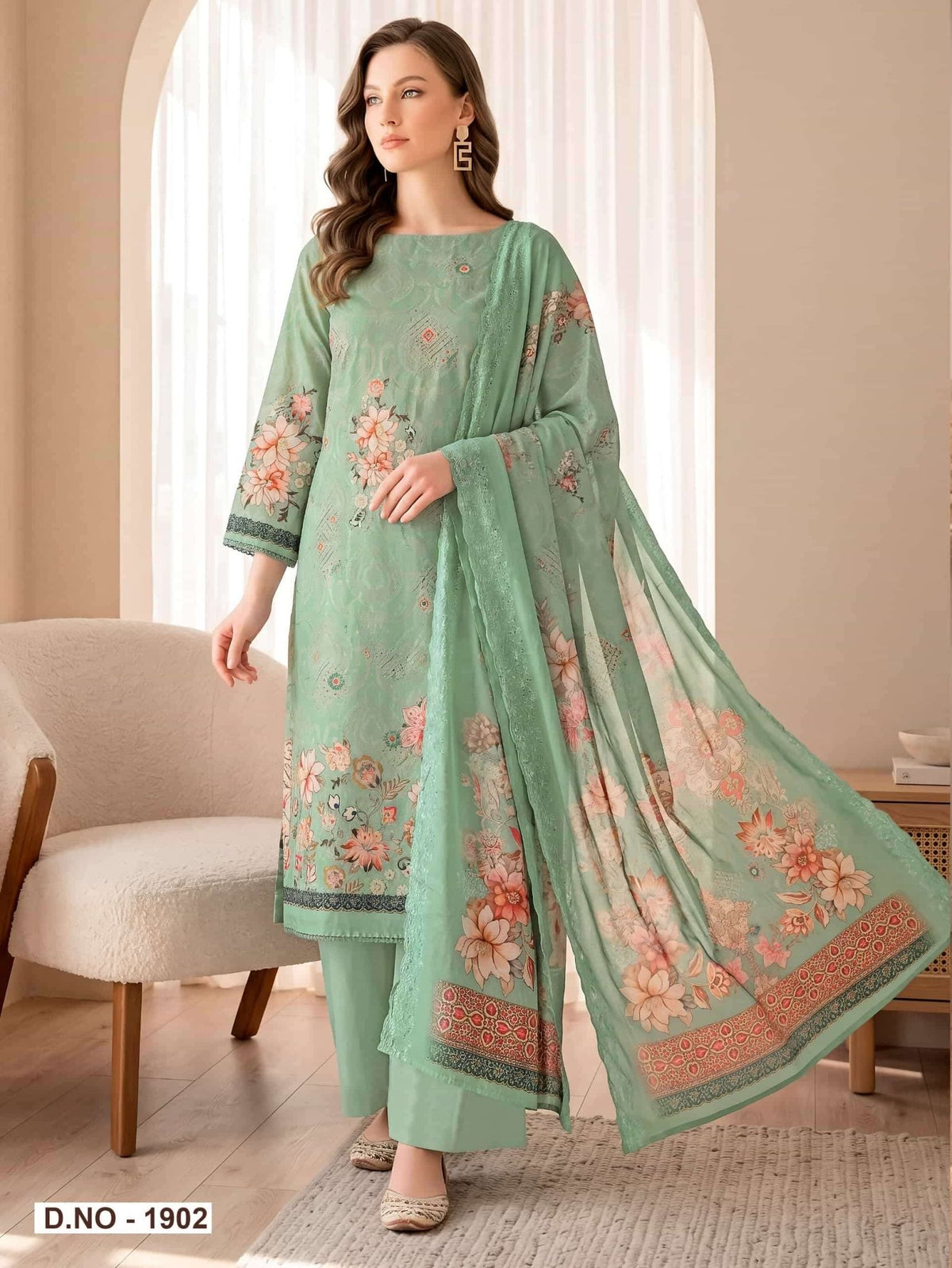 Relssa Fabrics Falak Vol 19 Superior Cotton Embroidered Salwar Suit Set - Amrah Wholesale