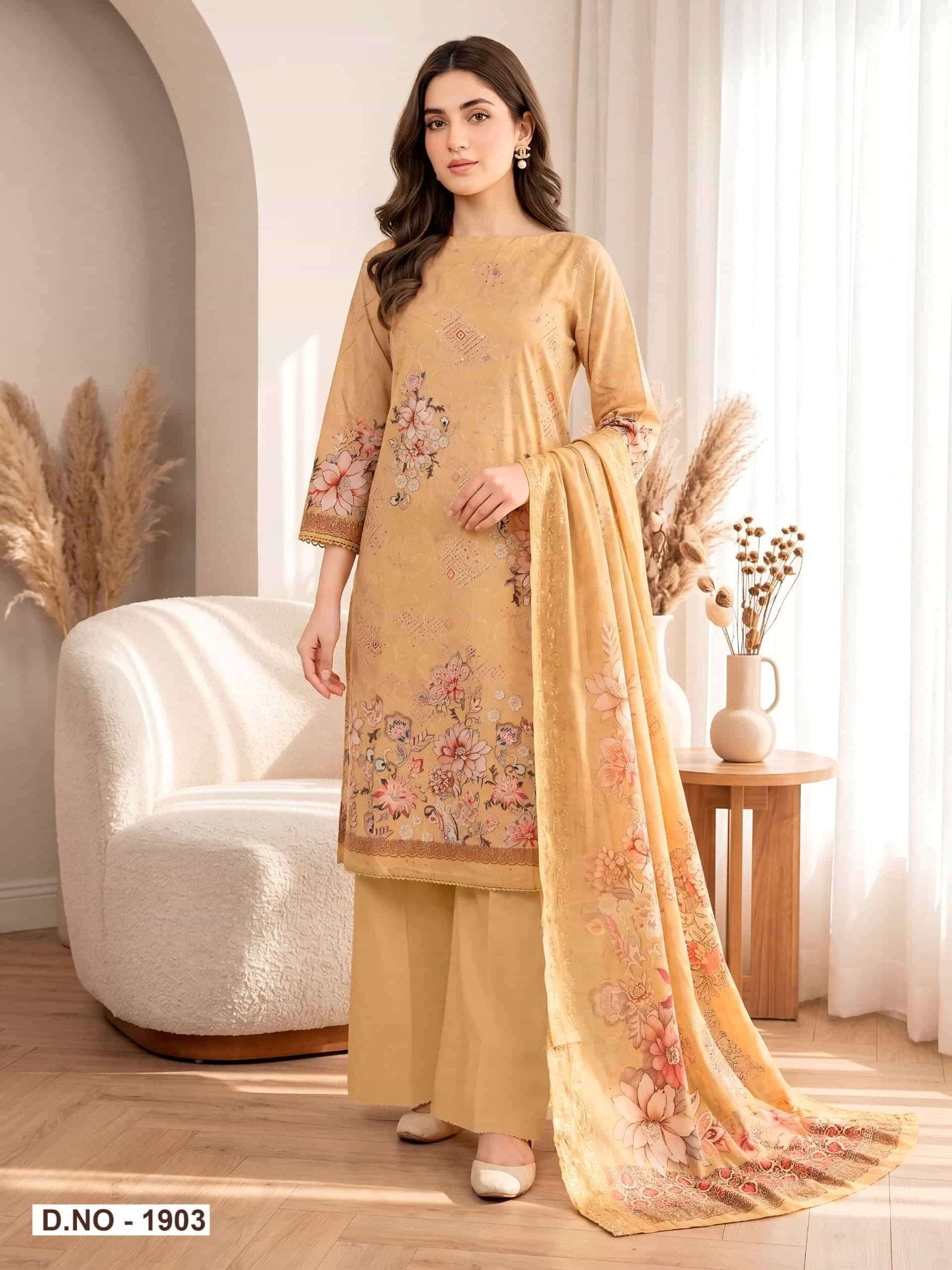 Relssa Fabrics Falak Vol 19 Superior Cotton Embroidered Salwar Suit Set - Amrah Wholesale
