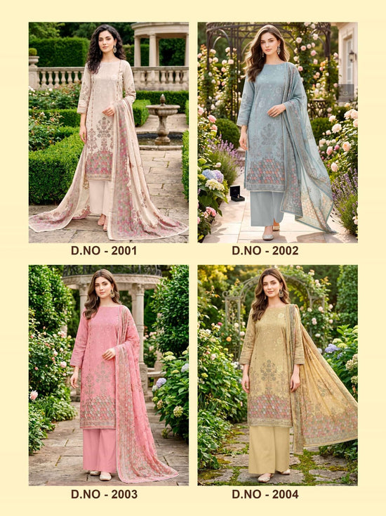 Relssa Fabrics Falak Vol 20 Superior Cotton Dress Material - Amrah Wholesale