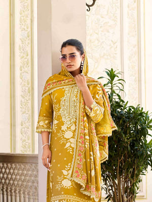 Relssa Fabrics Grisha Vol 4 Masakali Embroidered Dress Material