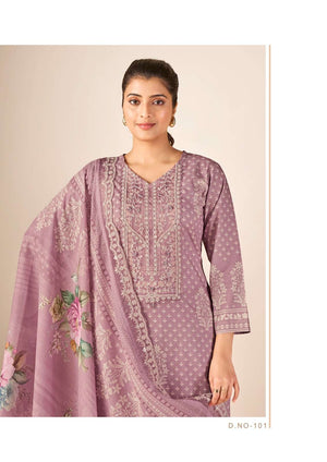 Relssa Fabrics Kenny Premium Cotton Lawn Dress Material - Amrah Wholesale