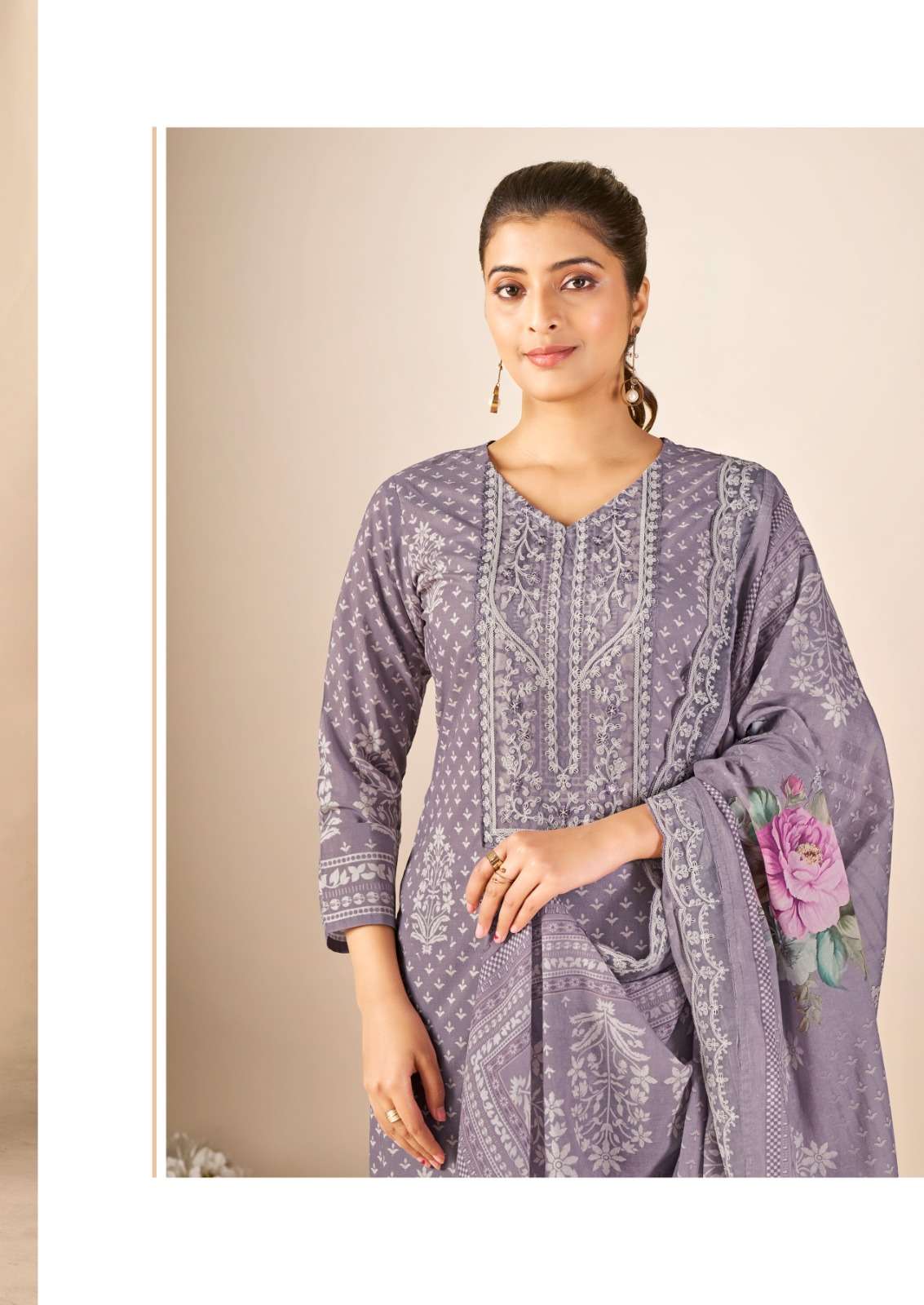 Relssa Fabrics Kenny Premium Cotton Lawn Dress Material - Amrah Wholesale