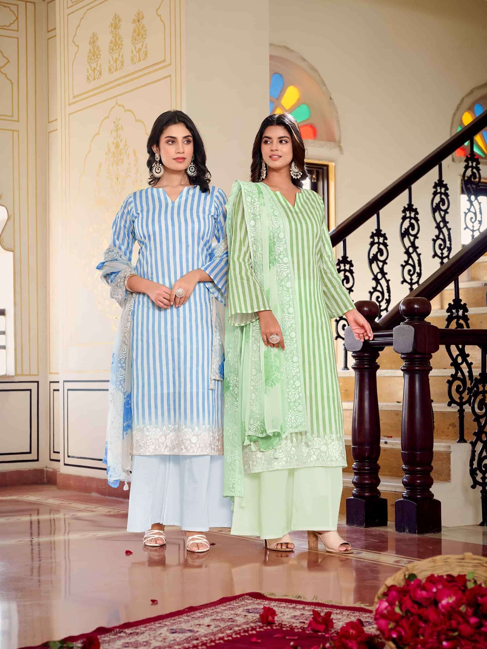 Relssa Fabrics Khush Vol 4 Premium Giza Satin Dress Material