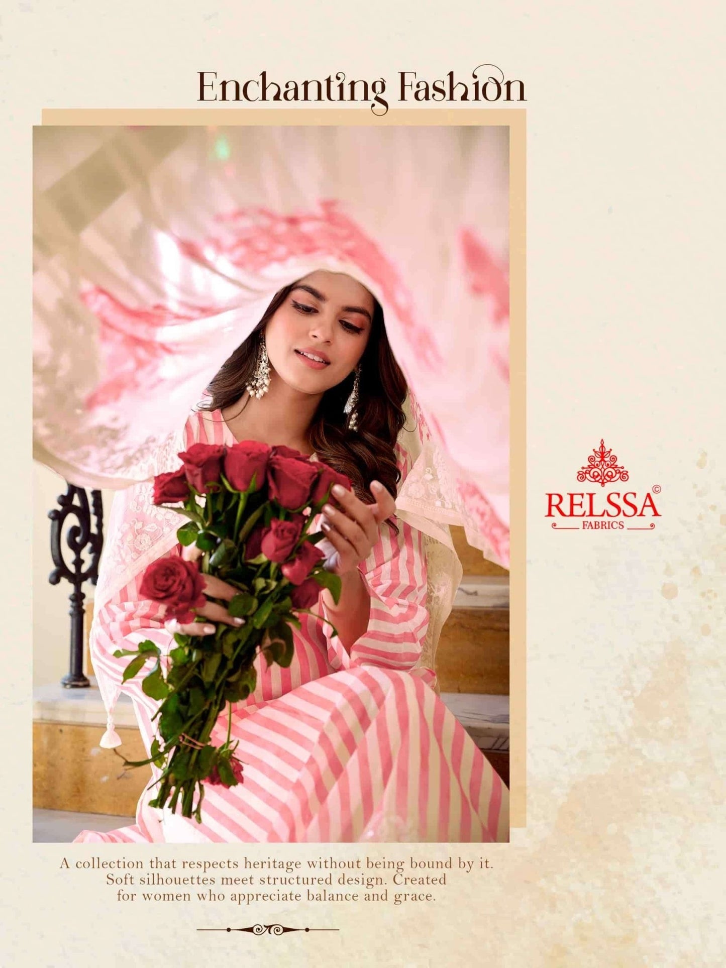 Relssa Fabrics Khush Vol 4 Premium Giza Satin Dress Material - Amrah Wholesale