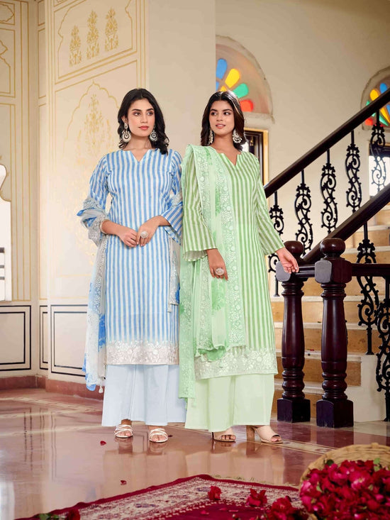 Relssa Fabrics Khush Vol 4 Premium Giza Satin Dress Material - Amrah Wholesale