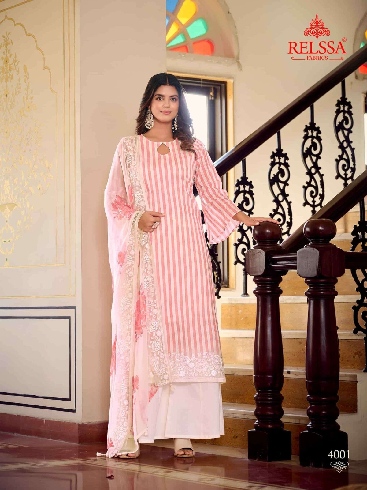 Relssa Fabrics Khush Vol 4 Premium Giza Satin Dress Material - Amrah Wholesale