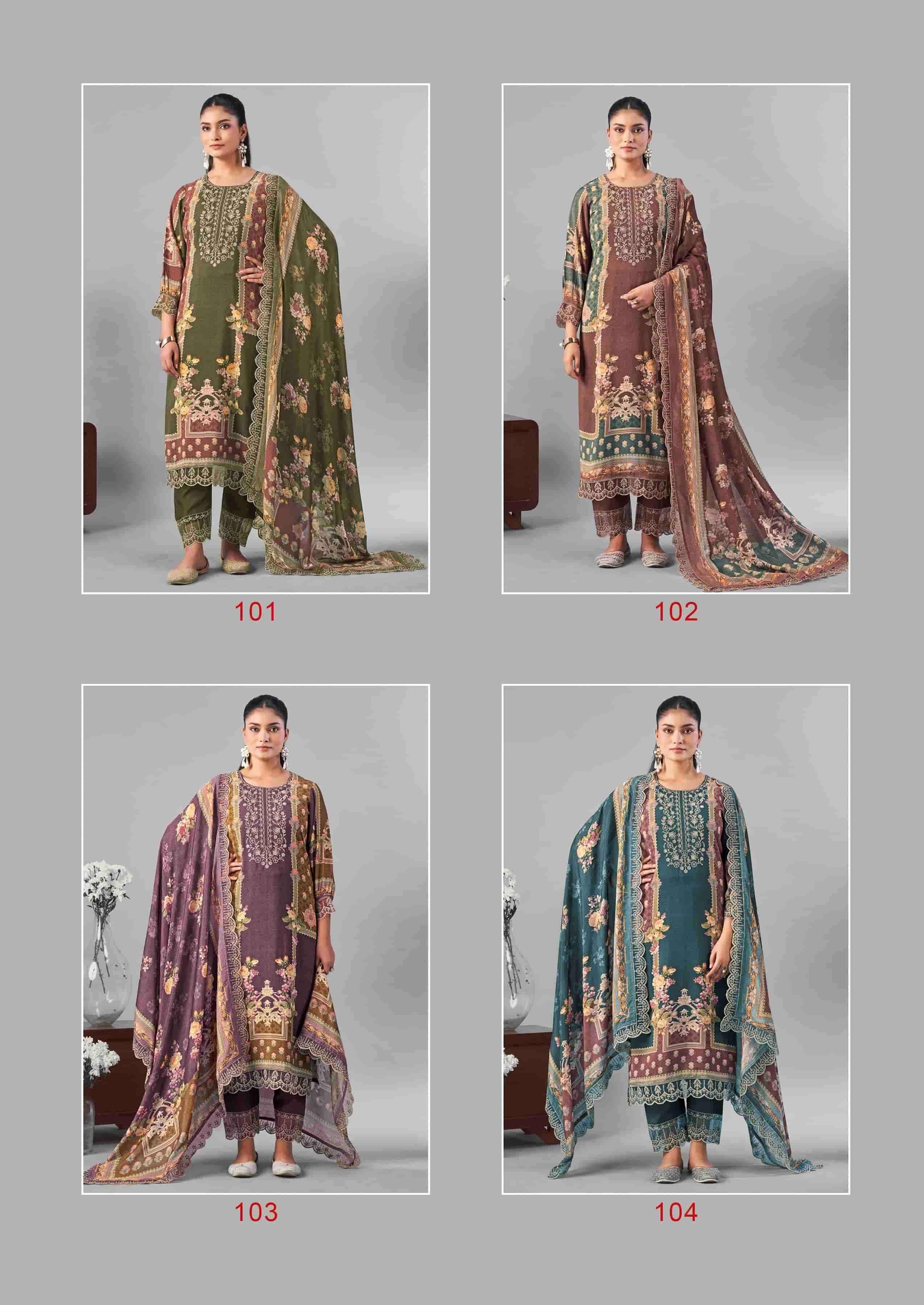 Relssa Fabrics Ombre Vol 1 Premium Masakali Fancy Dress Material