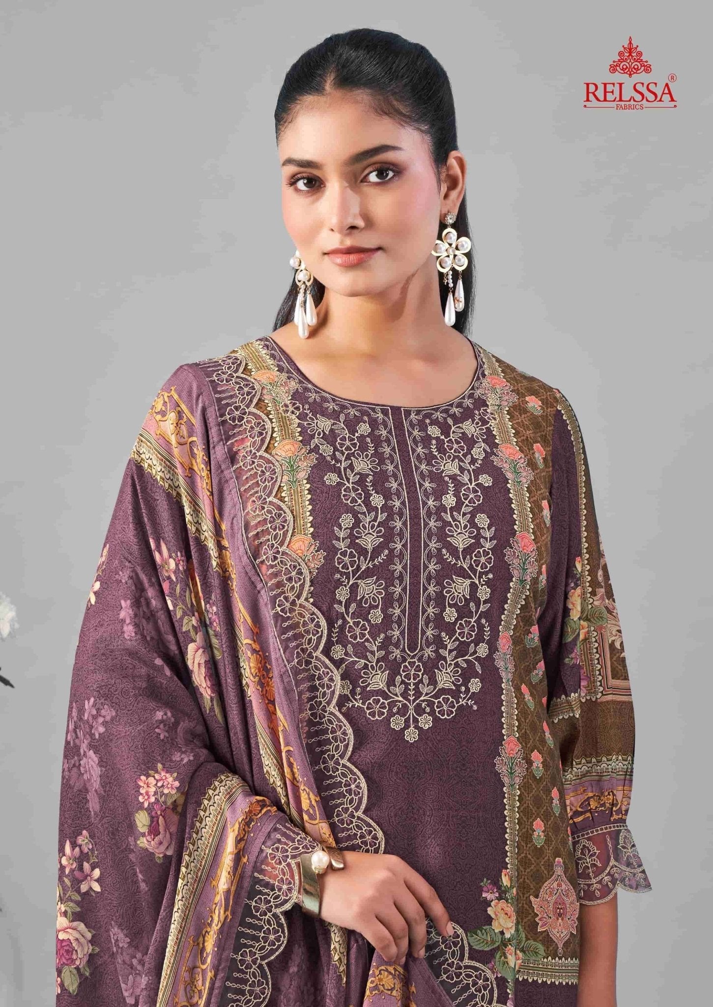 Relssa Fabrics Ombre Vol 1 Premium Masakali Fancy Dress Material - Amrah Wholesale