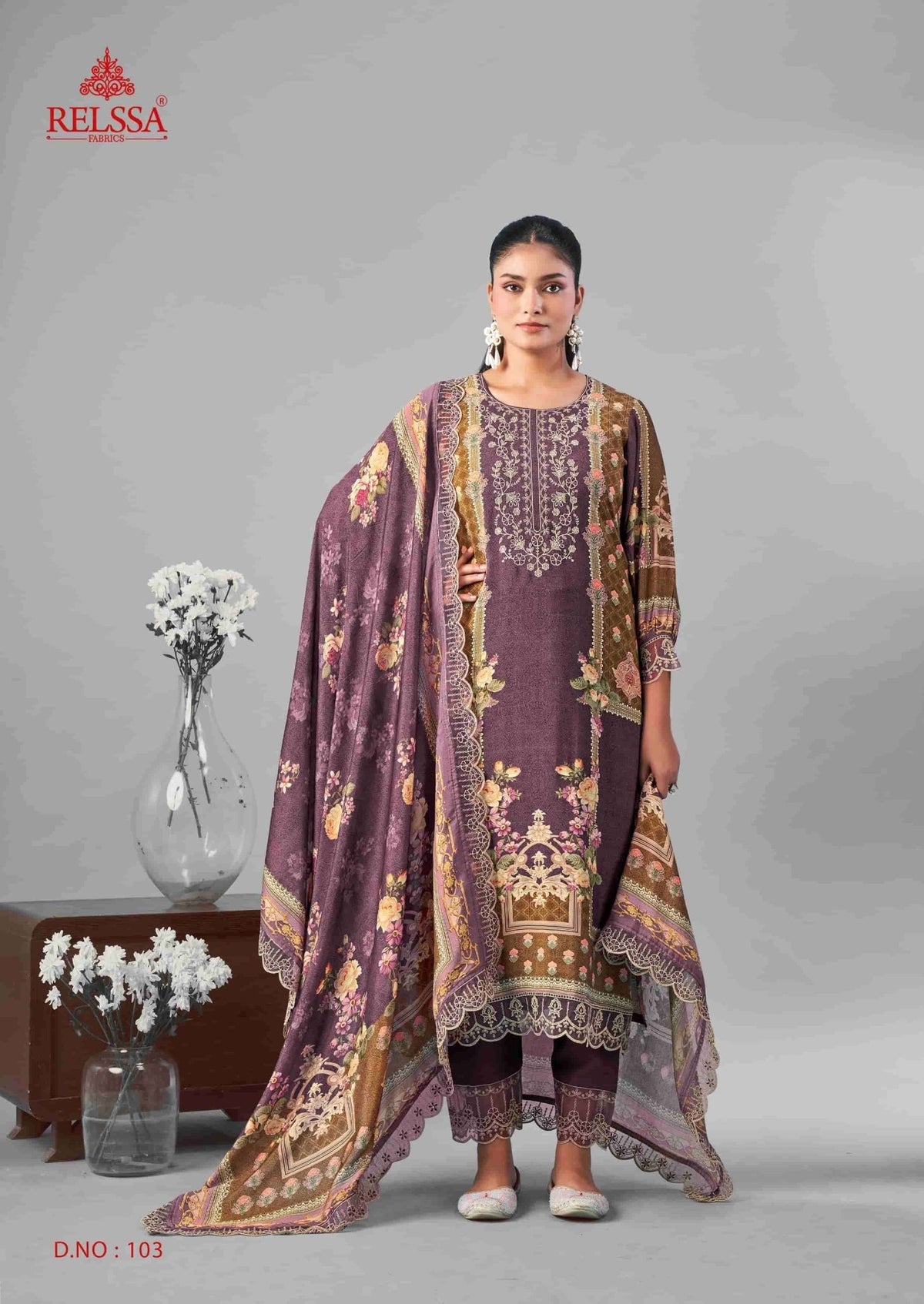 Relssa Fabrics Ombre Vol 1 Premium Masakali Fancy Dress Material - Amrah Wholesale