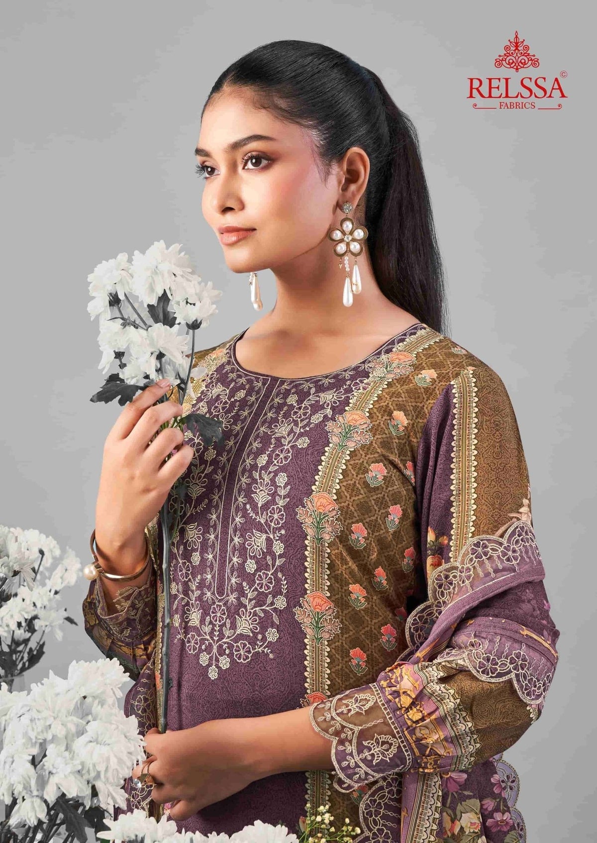 Relssa Fabrics Ombre Vol 1 Premium Masakali Fancy Dress Material - Amrah Wholesale