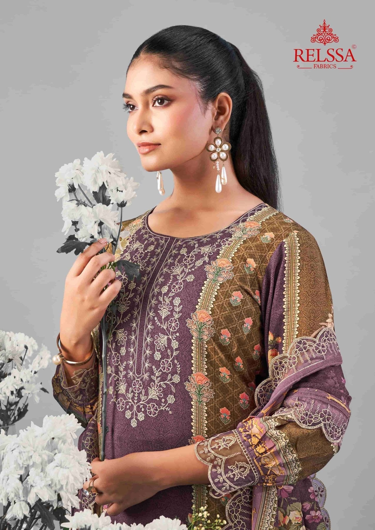 Relssa Fabrics Ombre Vol 1 Premium Masakali Fancy Dress Material - Amrah Wholesale