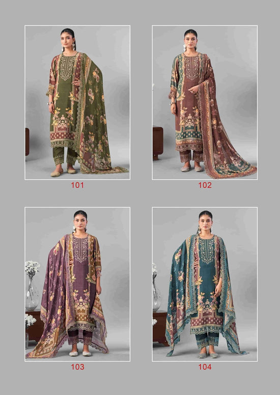 Relssa Fabrics Ombre Vol 1 Premium Masakali Fancy Dress Material - Amrah Wholesale