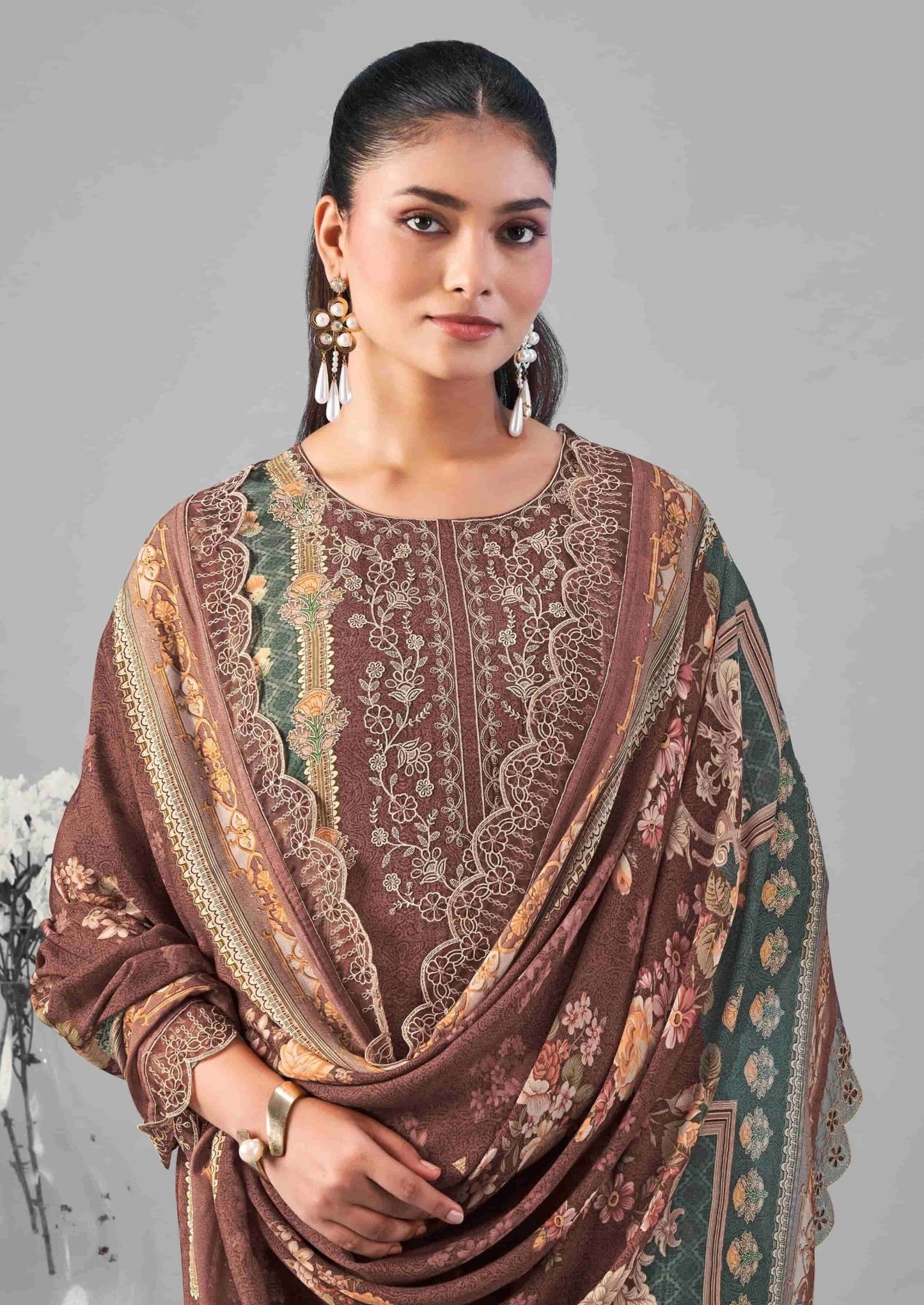 Relssa Fabrics Ombre Vol 1 Premium Masakali Fancy Dress Material - Amrah Wholesale