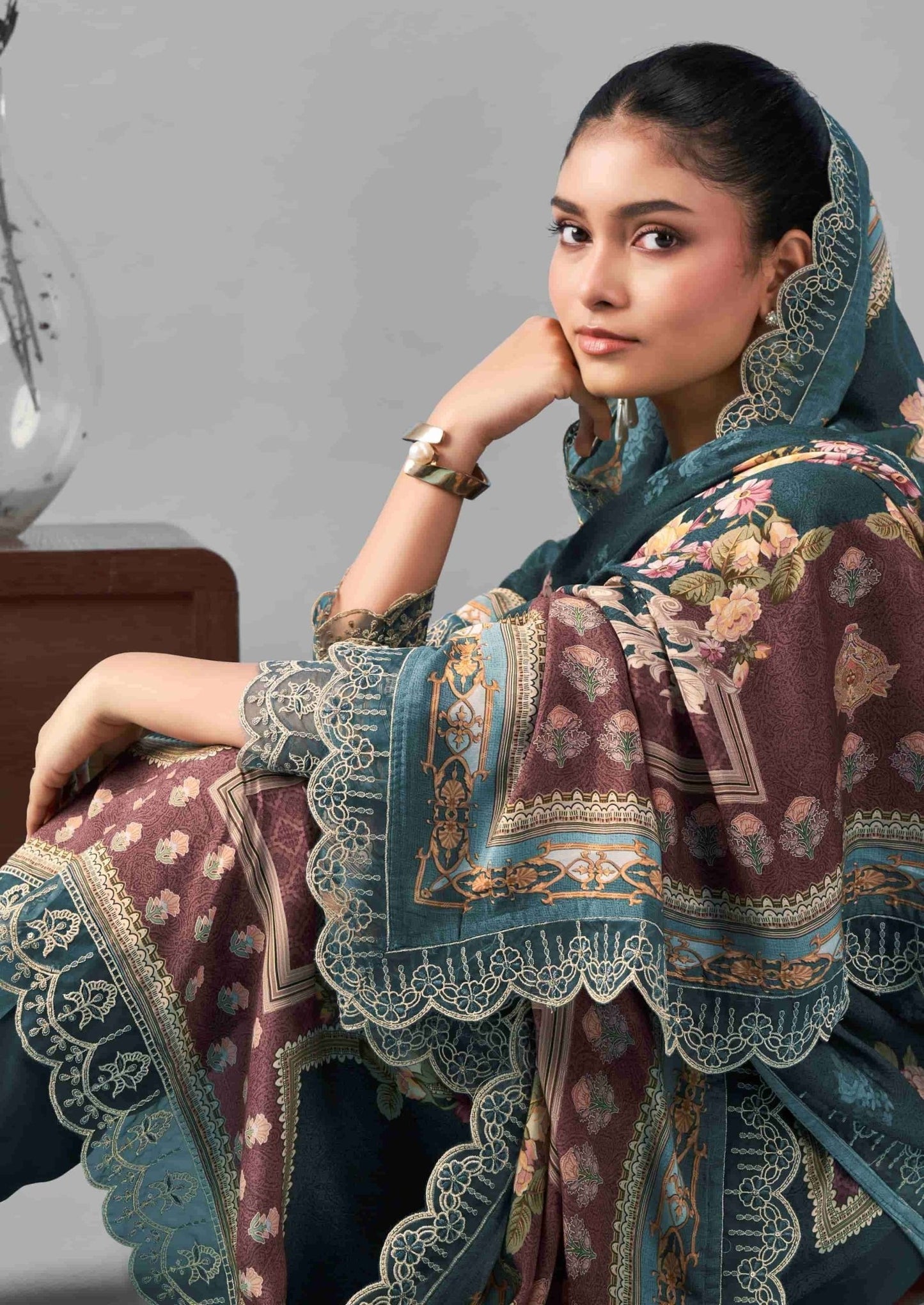 Relssa Fabrics Ombre Vol 1 Premium Masakali Fancy Dress Material - Amrah Wholesale