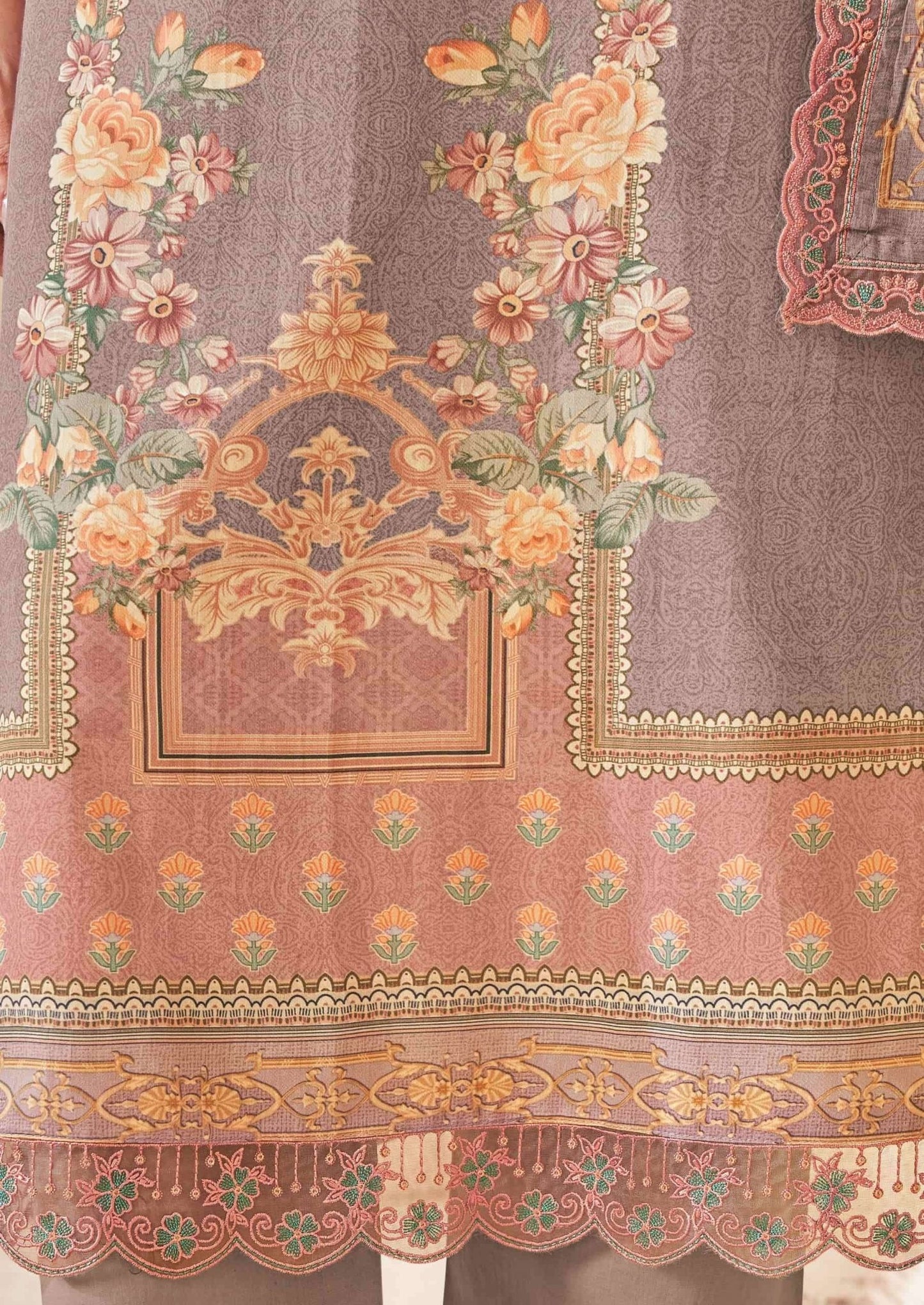 Relssa Fabrics Ombre Vol 2 Premium Giza Satin Dress Material - Amrah Wholesale