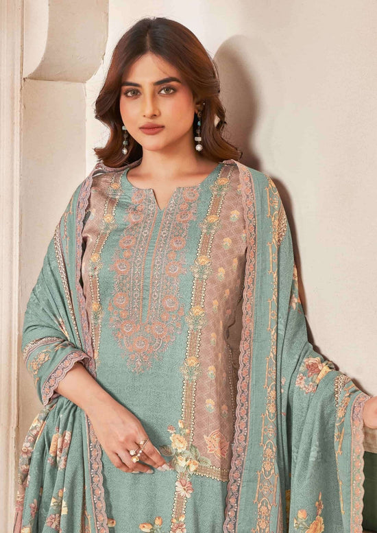 Relssa Fabrics Ombre Vol 2 Premium Giza Satin Dress Material - Amrah Wholesale