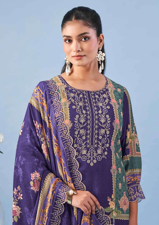 Relssa Fabrics Ombre Vol 4 Digital Printed Cotton Dress Material