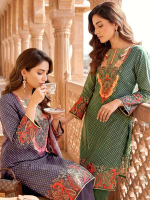 Relssa Fabrics Pallavi Premium Masakali Embroidered Dress Material - Amrah Wholesale