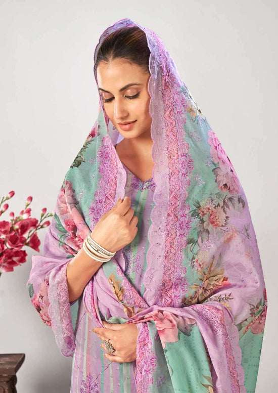 Relssa Fabrics Rubi Vol 11 Cotton Embroidered Dress Material - Amrah Wholesale