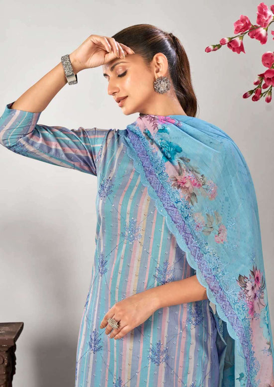 Relssa Fabrics Rubi Vol 11 Cotton Embroidered Dress Material - Amrah Wholesale