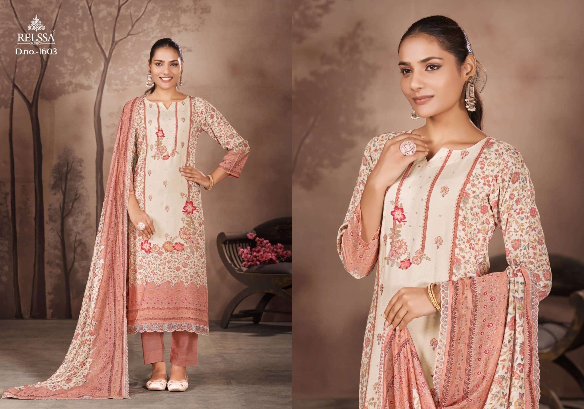Relssa Fabrics Rubina Vol 16 Premium Cotton Dress Material - Amrah Wholesale