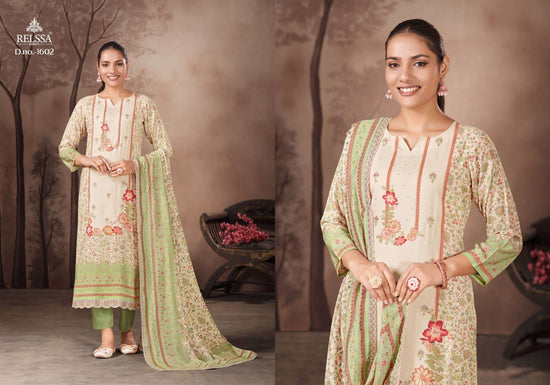 Relssa Fabrics Rubina Vol 16 Premium Cotton Dress Material - Amrah Wholesale