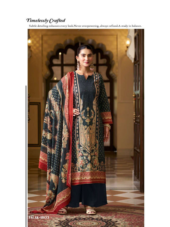 Relssa Falak Vol 18 Superior Cotton Embroidered Dress Material