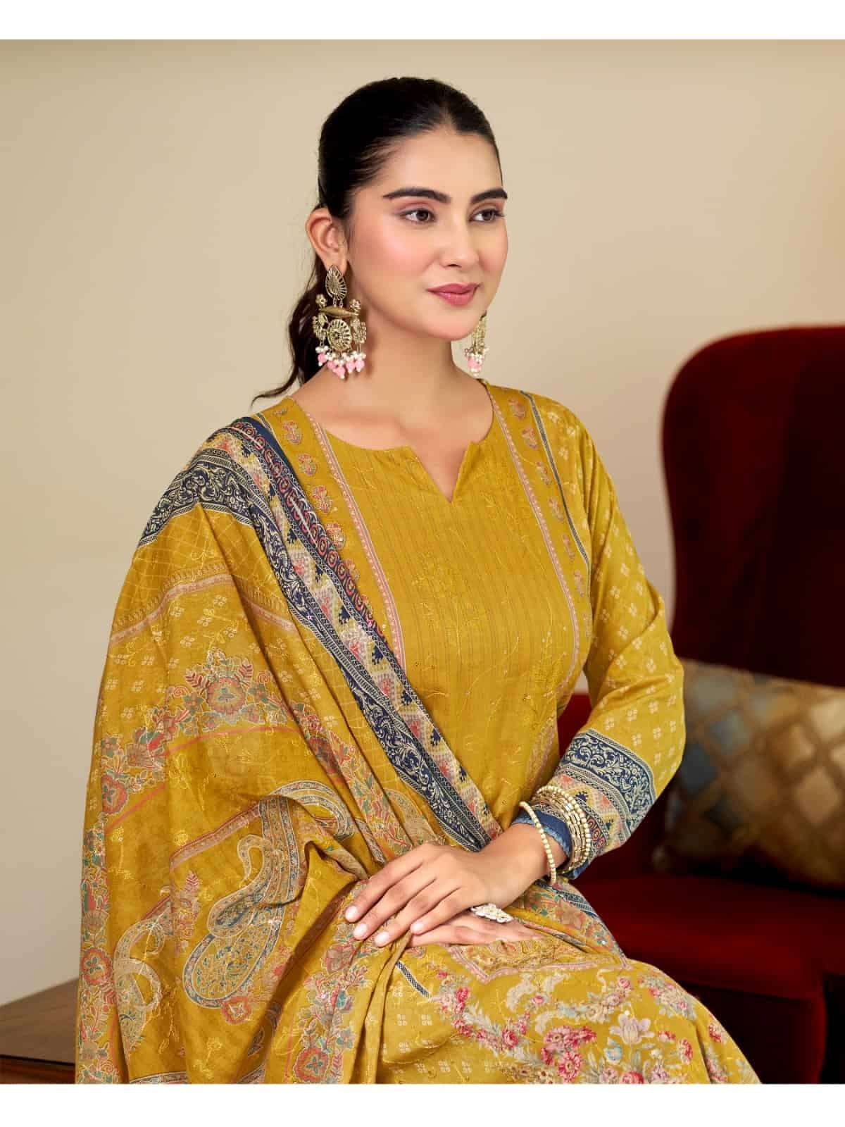 Relssa Falak Vol 18 Superior Cotton Embroidered Dress Material