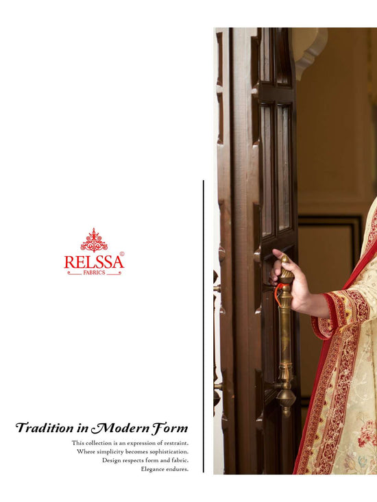 Relssa Falak Vol 18 Superior Cotton Embroidered Dress Material