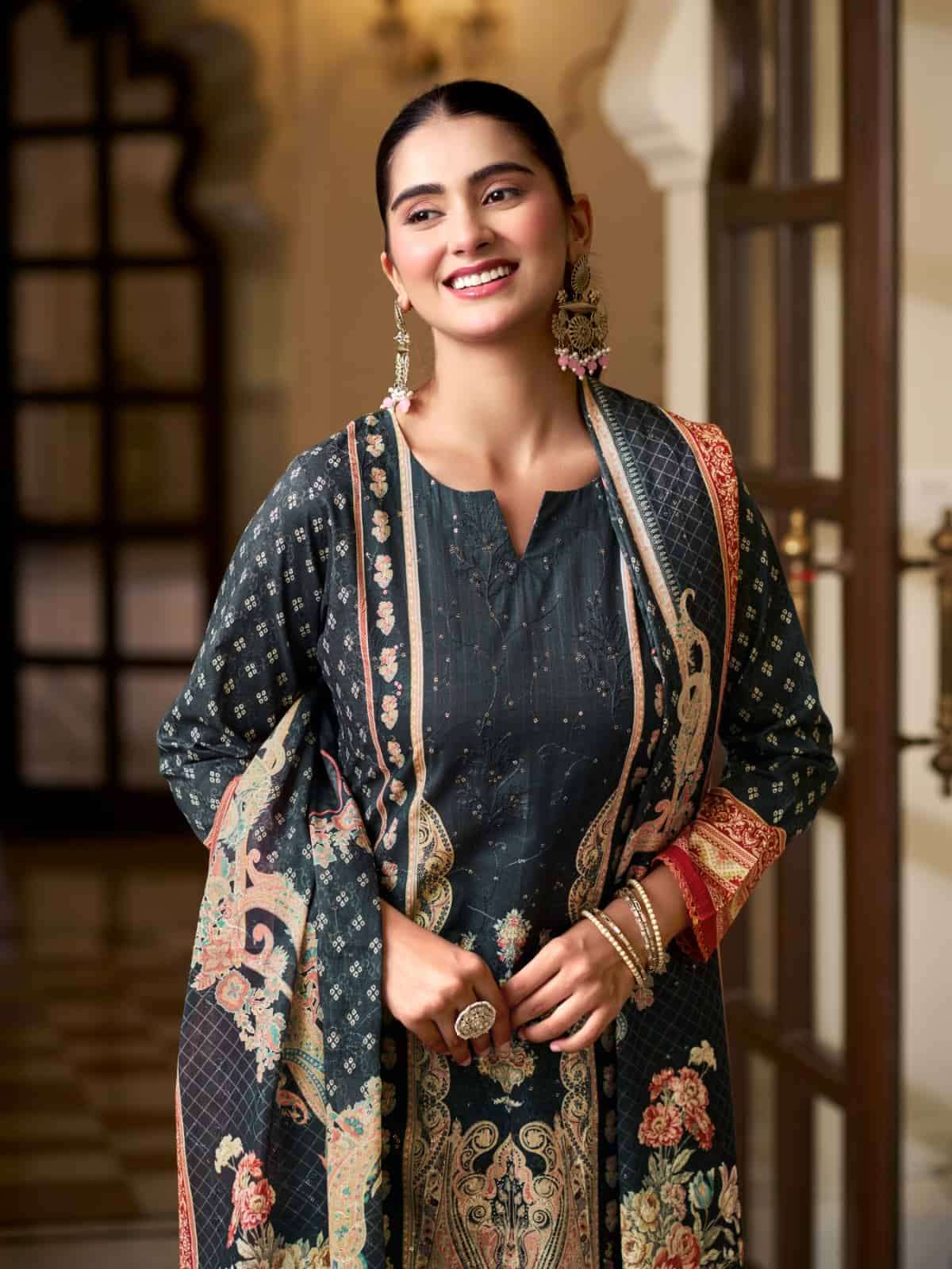 Relssa Falak Vol 18 Superior Cotton Embroidered Dress Material