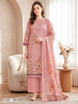 Relssa Fabrics Falak Vol 19 Superior Cotton Embroidered Salwar Suit Set