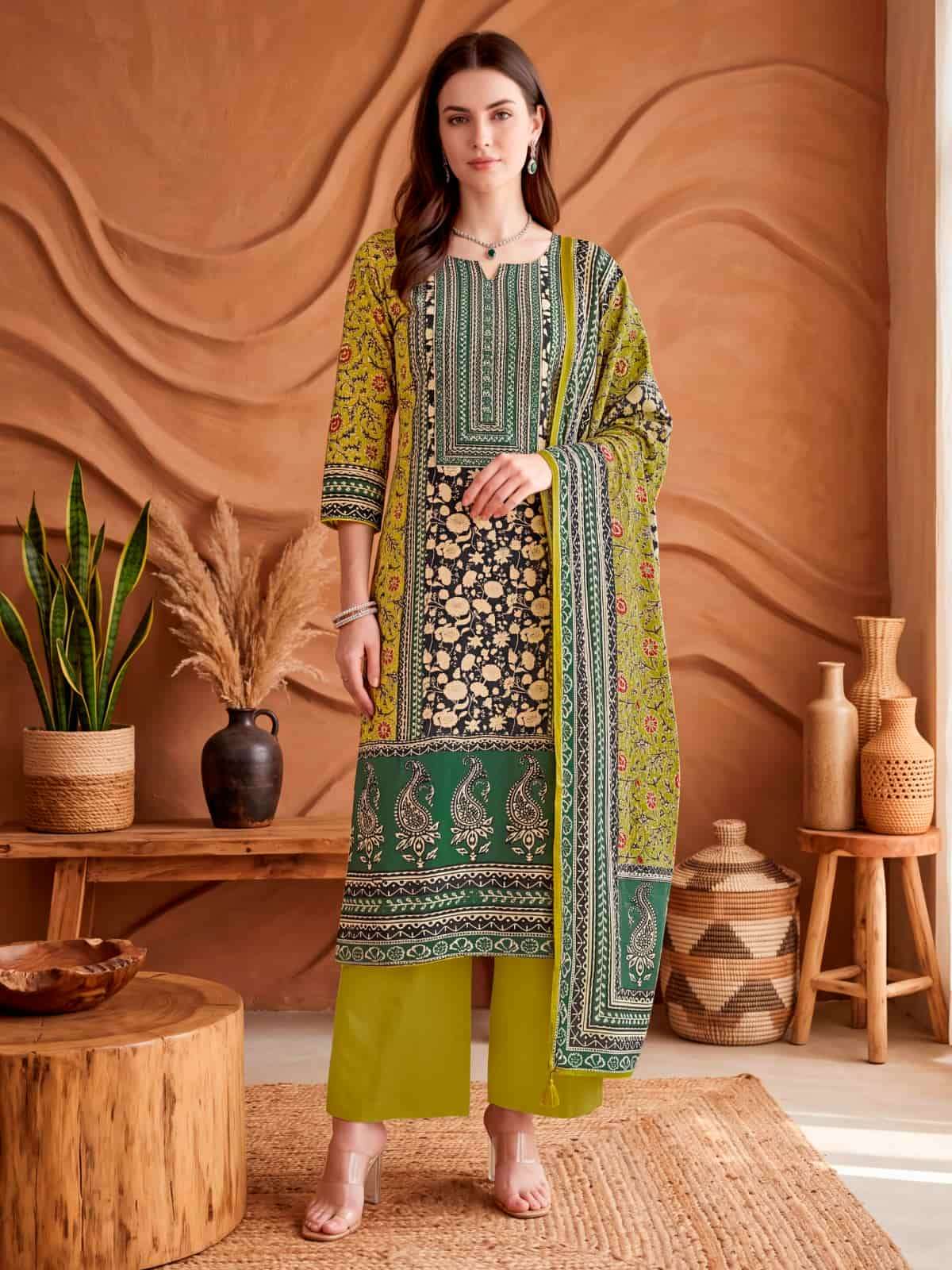 Relssa Fabrics Gaji Satin Vol 3 Fancy Satin Dress Material